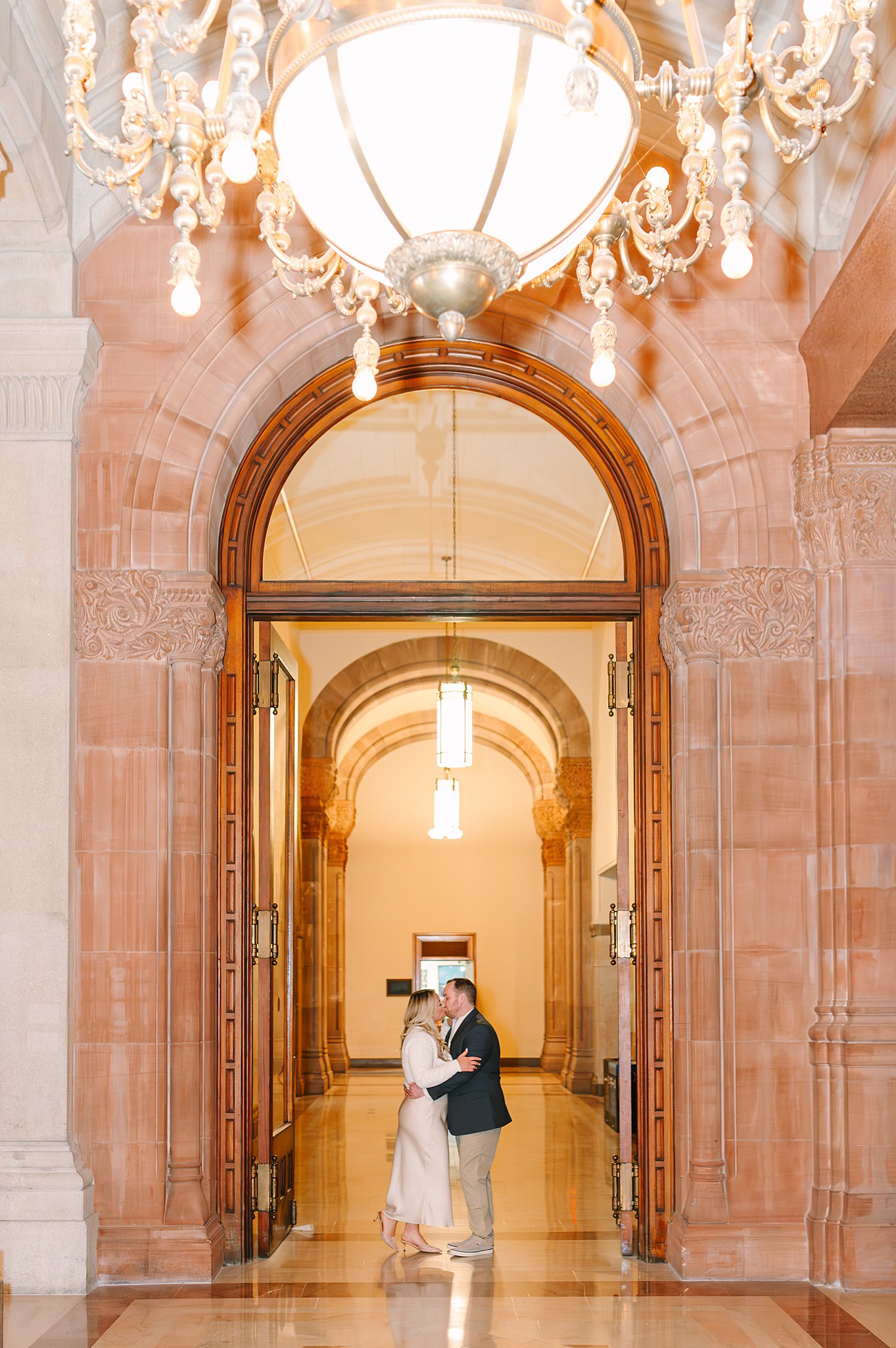 Albany City Hall Engagement Session, Couples session